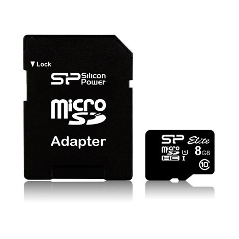 Silicon Power | Elite UHS-I | 16 GB | MicroSDHC | Flash memory class 10 | SD adapter - 3